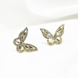 Crystal Butterfly Studs